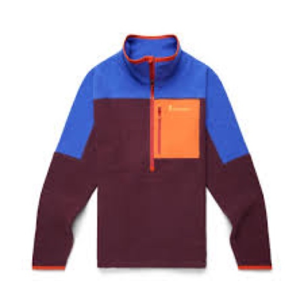 NWT Cotopaxi Abrazo Half Zip Blue Violet / Wine Men’s Large L